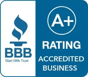 Better Business Bureau A+ rating