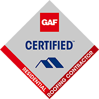 GAF certified logo Liamar is a GAF Certified Roofing Contractor